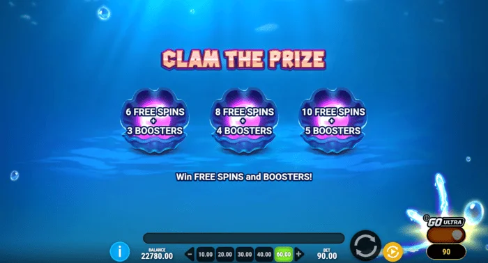 Manta Mayhem - избор на школка во Clam The Prize